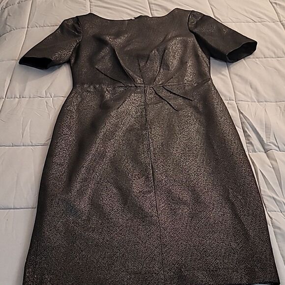 Jill Jill Stuart Metallic Black Short Sleeve Dress - Picture 7 of 13